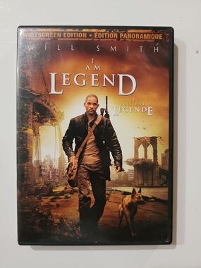 Warner Bros. I Am Legend DVD - Black/Metallic Disc Artwork